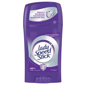 Lady Speed Stick Антибактериальный эффект 45г