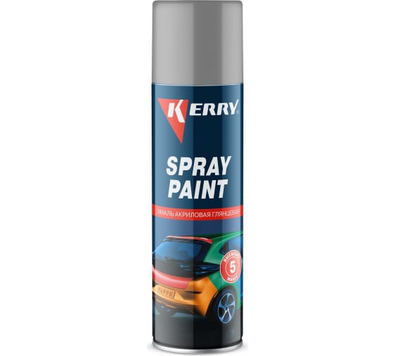 Эмаль акриловая RAL-7040 серая глянцевая 0,405 л арт. KR-019
