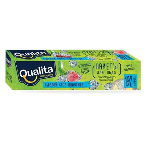 Пакеты для льда Qualita 192 кубика 