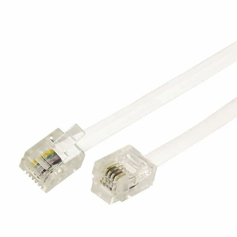 Шнур телеф, RJ-11 6P-4C REXANT 18-3031 Белый 3м Китай