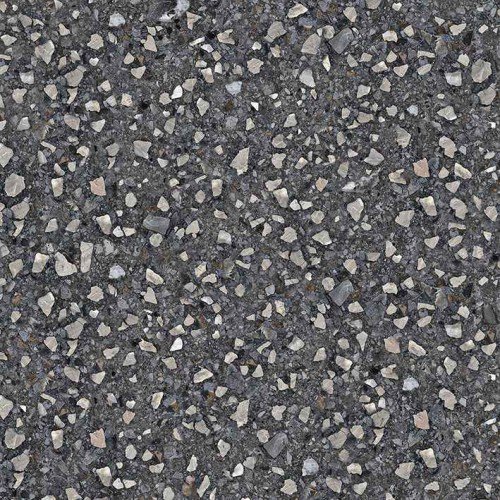 Керамогранит квадрат Black Terrazzo Черный 600х600 арт. NR0379 
