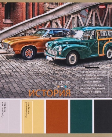 Тетрадь в клетку ИСТОРИЯ PANTONE эконом 36 л. арт. 36-9315 