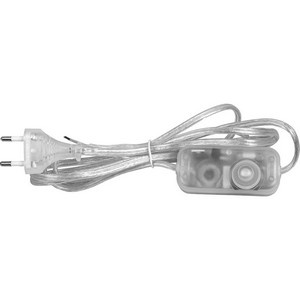 Сетевой шнур с диммером 230V : 2м, прозрачный, DM103-200W