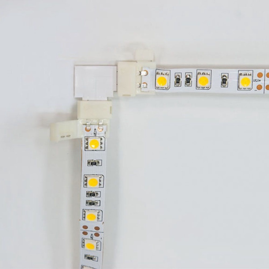 Комплект коннекторов L для светодиодной ленты RGB 5050/10 мм. арт. LD186 