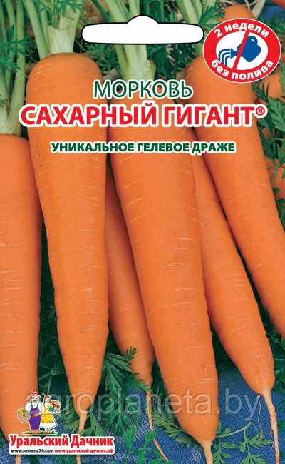 Семена моркови САХАРНЫЙ ГИГАНТ® (гелевое драже), 300 шт