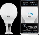 Лампа диммируемая Gauss LED Clobe-Dim 7W E14 4100K арт. 105101207-D 