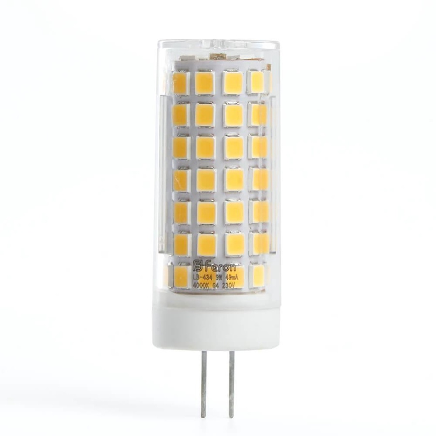 Лампа светодиодная 9W 230V G9 4000K JCD арт. LB-434 