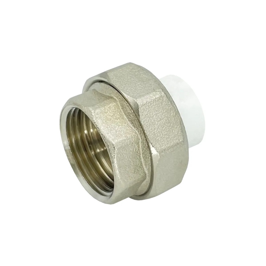 Американка ПП РТП белая, внутренняя резьба 25х3/4" арт. 10619 