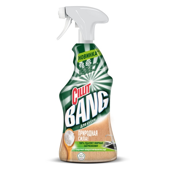 Чистящее средство для кухни «Cillit Bang Природная сила» с содой, 450мл