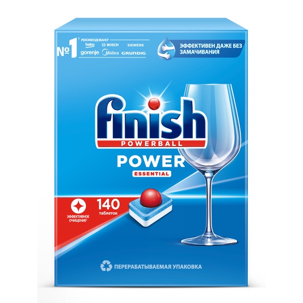 Таблетки Finish Power 140 таблеток