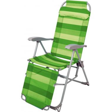 Кресло-шезлонг "Зеленые полоски" арт. К3/З 