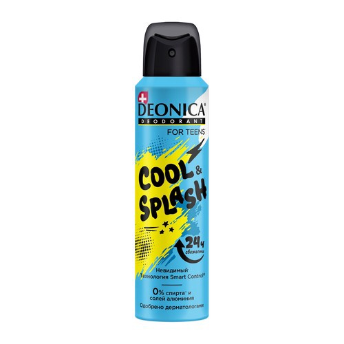 Дезодорант-спрей DEONICA FOR TEENS Cool&Splash 150 мл. 