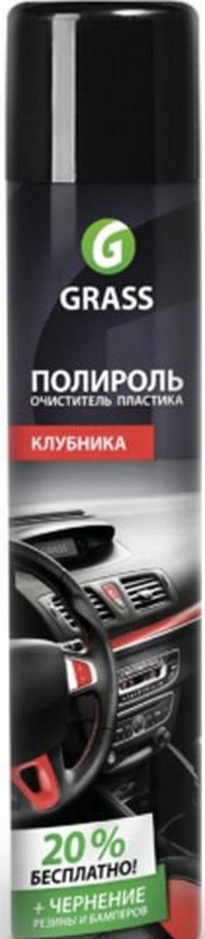 Полироль-очист, пл, GraSS Dashboard Cleaner Клубника 0,75л арт,120107-3 Россия