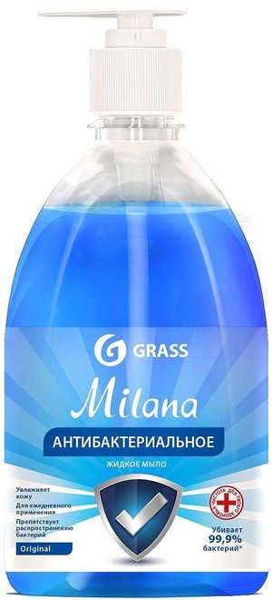 Мыло жидкое GraSS Milana Original Антибакт, 0,5л арт,126705 Россия