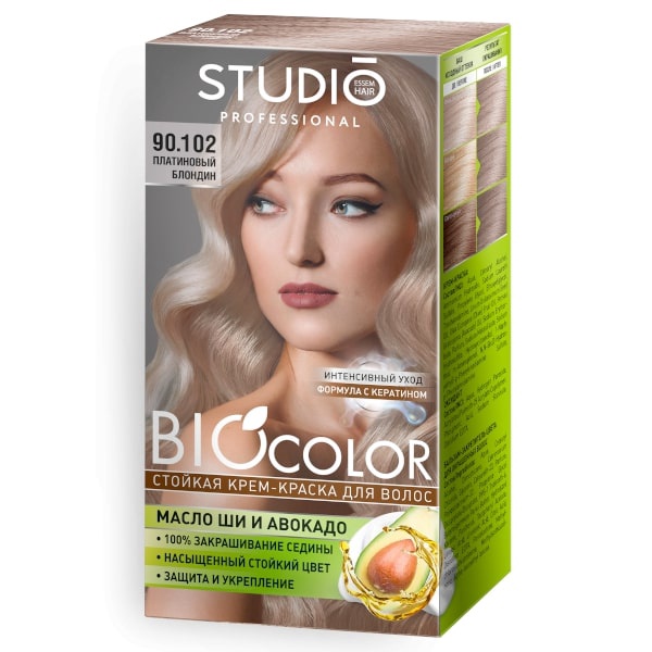 Hair Company Black Bleaching Cream Ice Blond - черный обесцвечивающий крем 