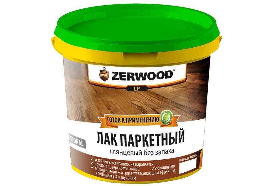 Лак паркетный ZERWOOD LP 900г 