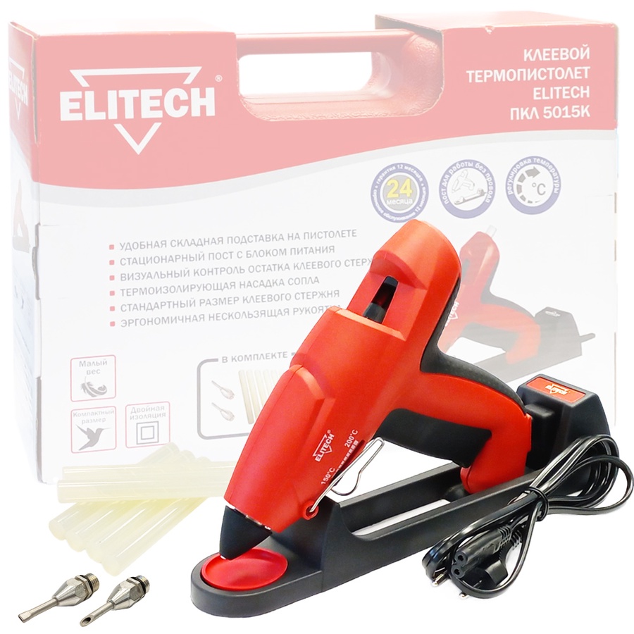 Клеевой пистолет ПКЛ 5015К ELITECH арт. 185682