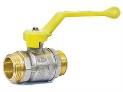 Кран шаровой, латунный Ld pride 47.20.Н-НР gas Dy20 Py40 