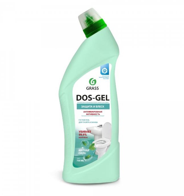 Средство чистящее GraSS Dos Gel мятная сила 750 мл. арт. 125679