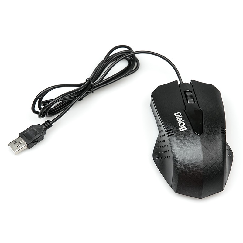 Мышь MOP-09U Dialog Pointer Optical 3 кнопки + ролик прокрутки USB 