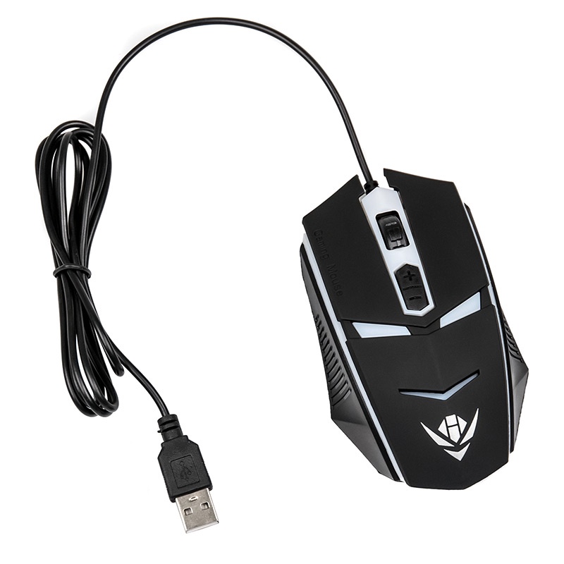 Мышь игровая MOG-02U Nakatomi Gaming mouse 4 кнопки + ролик USB черная