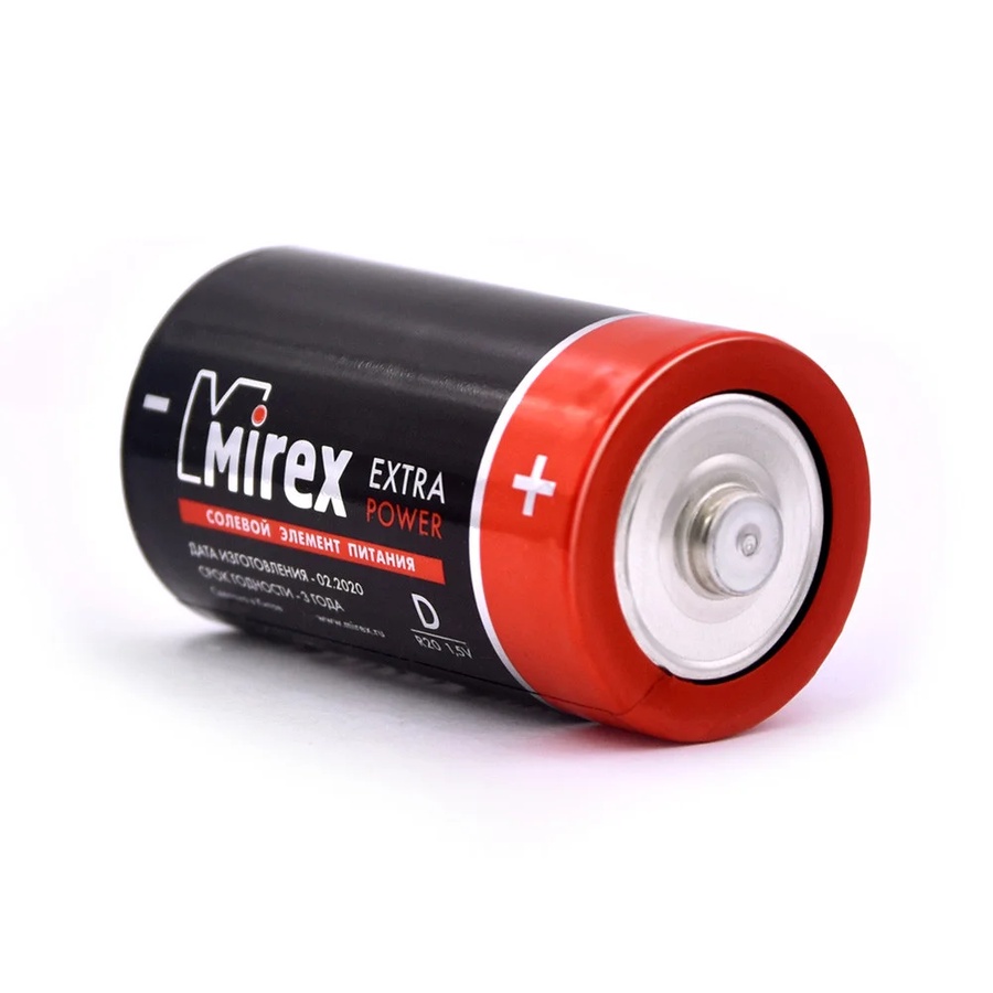 Батарейка MIREX R20/D 1.5V 2BL Китай