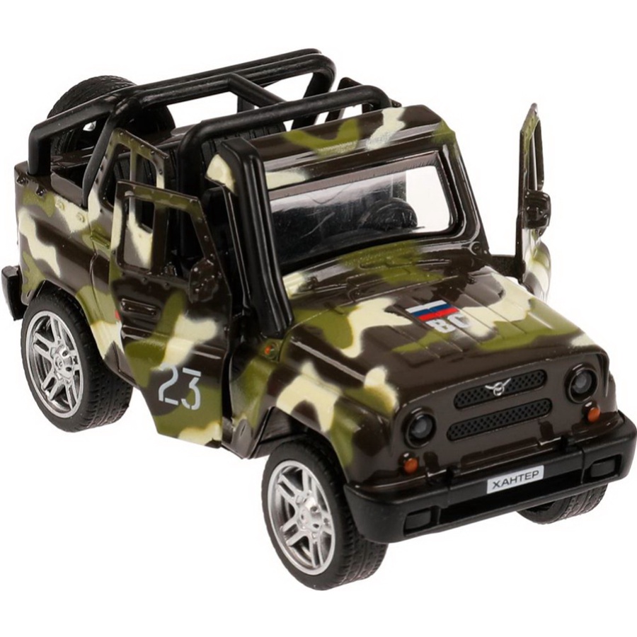 Игрушка Машина металл UAZ HUNTER beach ВОЕННЫЙ арт. HUNTERBCH-12MIL-GN 