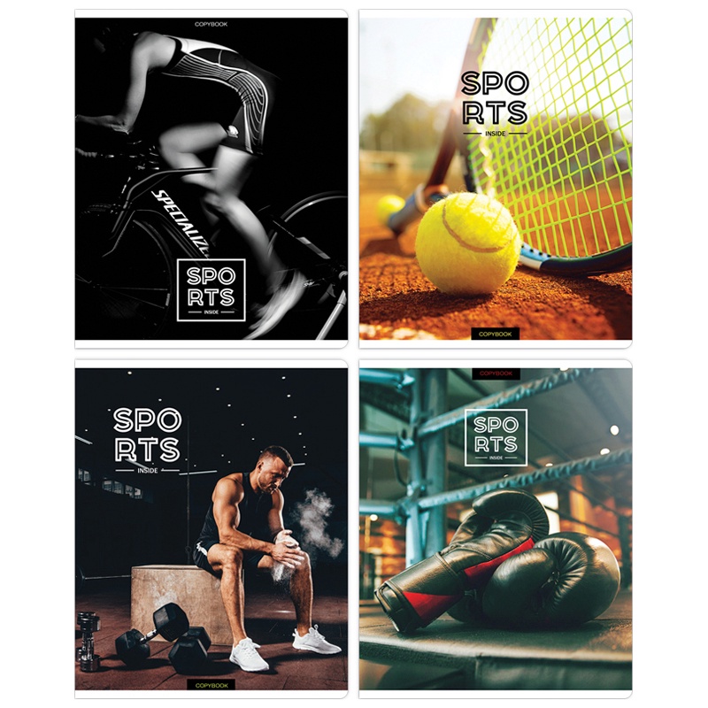 Тетрадь клетка Спорт Inside sports 48 л арт. Т48к_34317 