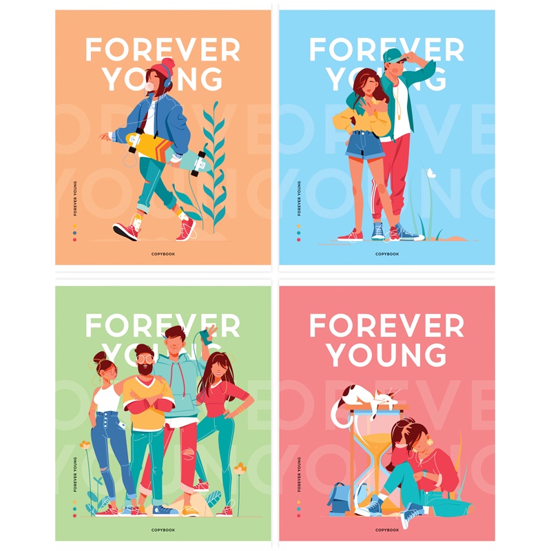 Тетрадь ArtSpace 96 л. "Стиль. Forever young" Т96к_45907