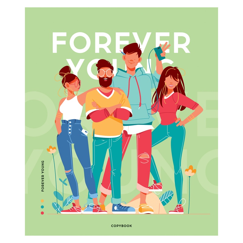 Тетрадь ArtSpace 96 л. "Стиль. Forever young" Т96к_45907