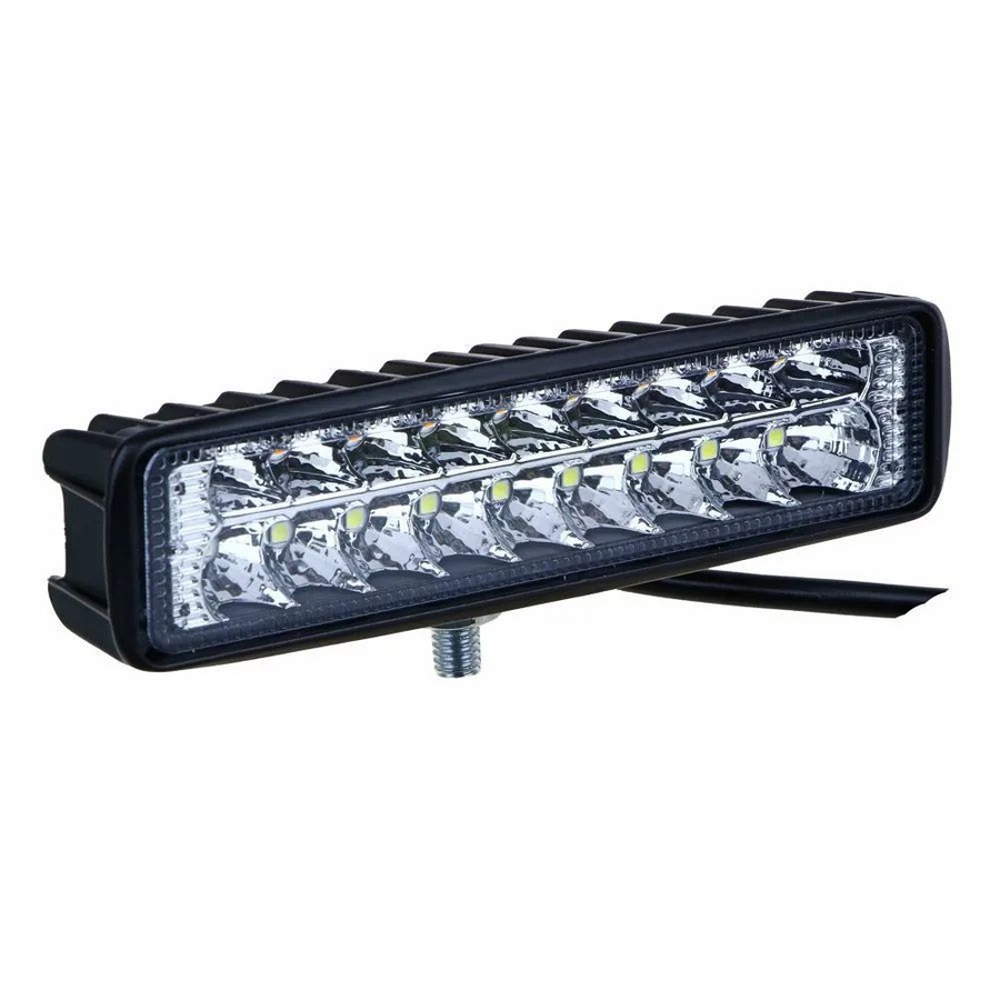 Фара светодиодная NG 54W (18 SMD) направленный поток, белый+желтый свет 