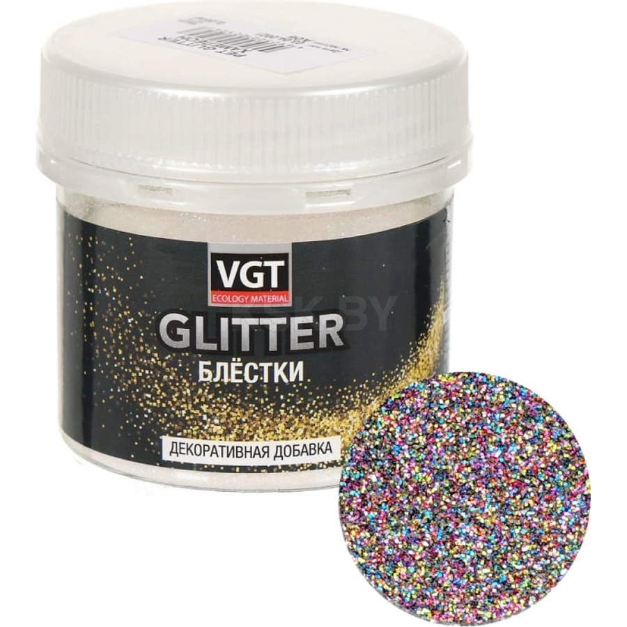 Блестки PET GLITTER мультиколор 50 г 