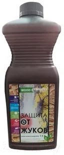 Антисептик для древесины Farbitex Profi Wood Защита от жуков концентрат 1:5 (1л)