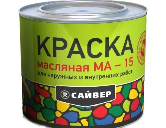 Краска МА-15 Сайвер голубой 1,8 кг