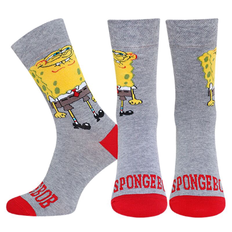 Носки мужские Брестские SPONGEBOB сер. меланж р. 40-43 арт. 4203 
