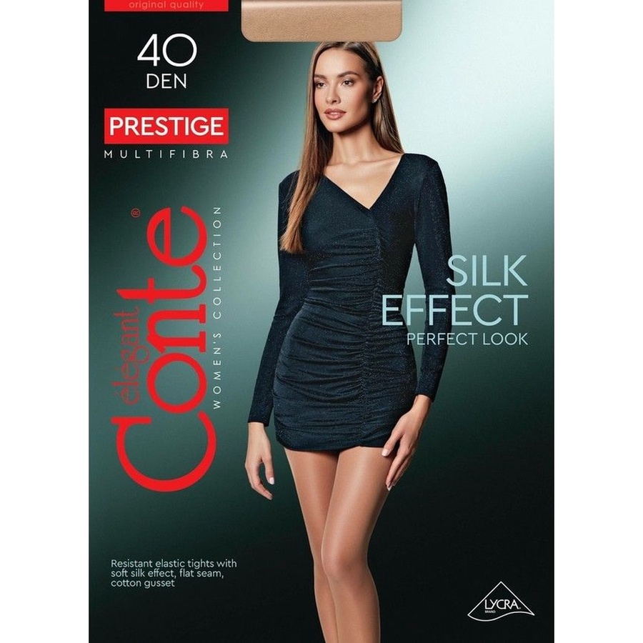 Колготки женские CONTE ELEGANT PRESTIGE 40, р.3, bronz