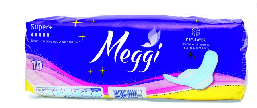 Прокладки гиг. Супер плюс Арт. MEG 311.