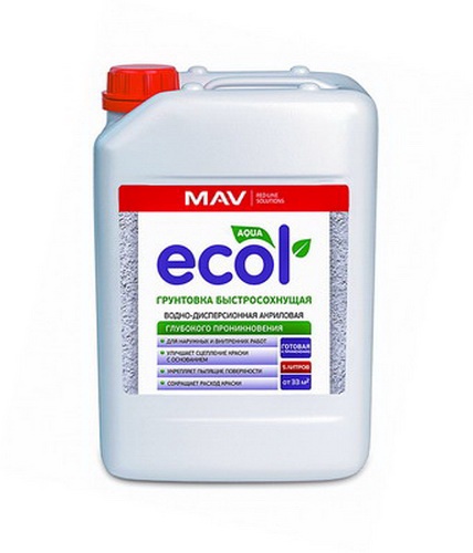 Грунтовка МАВ Ecol 06 бесцветная 10л 10кг 