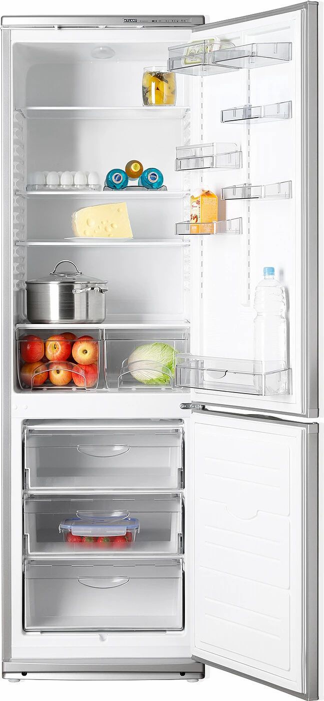 Холодильник-морозильник ATLANT ХМ-6024-080 серебристый 
