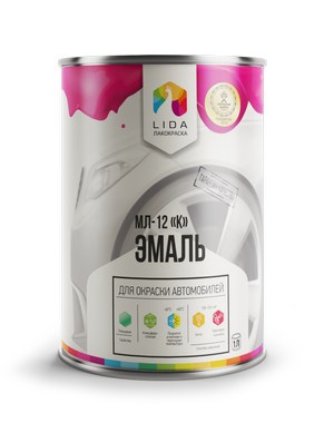 Эмаль МЛ 12 "К" Белая, 1,0 кг