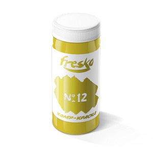 Колер-краска "FRESKO" ТОН № 12 ОХРА 0,5 кг.
