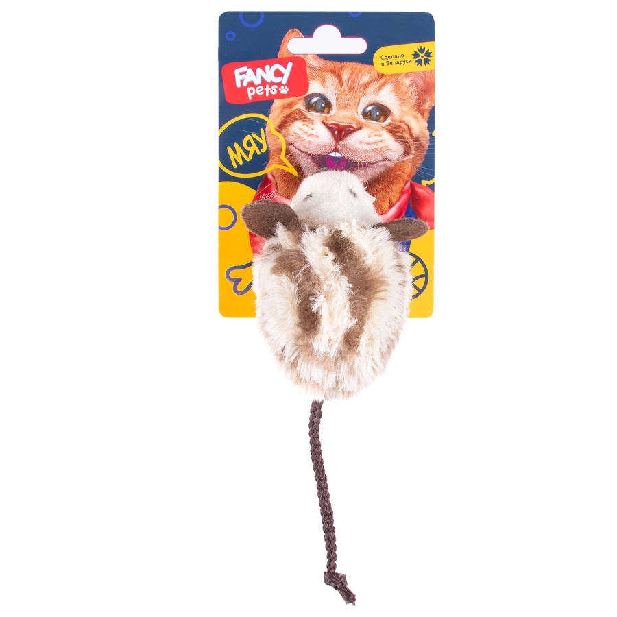 Игрушка "FANCY PETS" для кошек, "Мышь" с погремушкой, 7 см