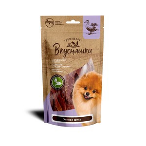 Лакомства "Домашние Вкусняшки" утиное филе