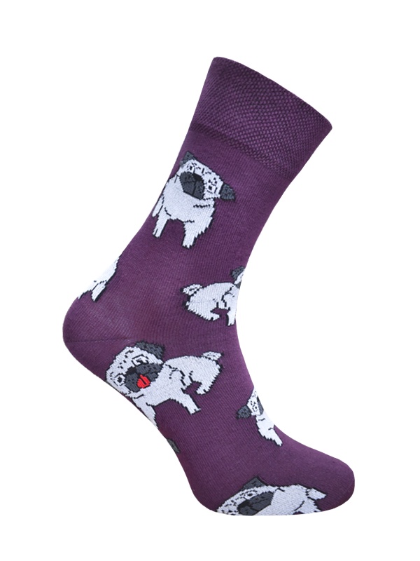 Носки женские Crazy Sock бордо р. 25 арт. 678-40 Беларусь