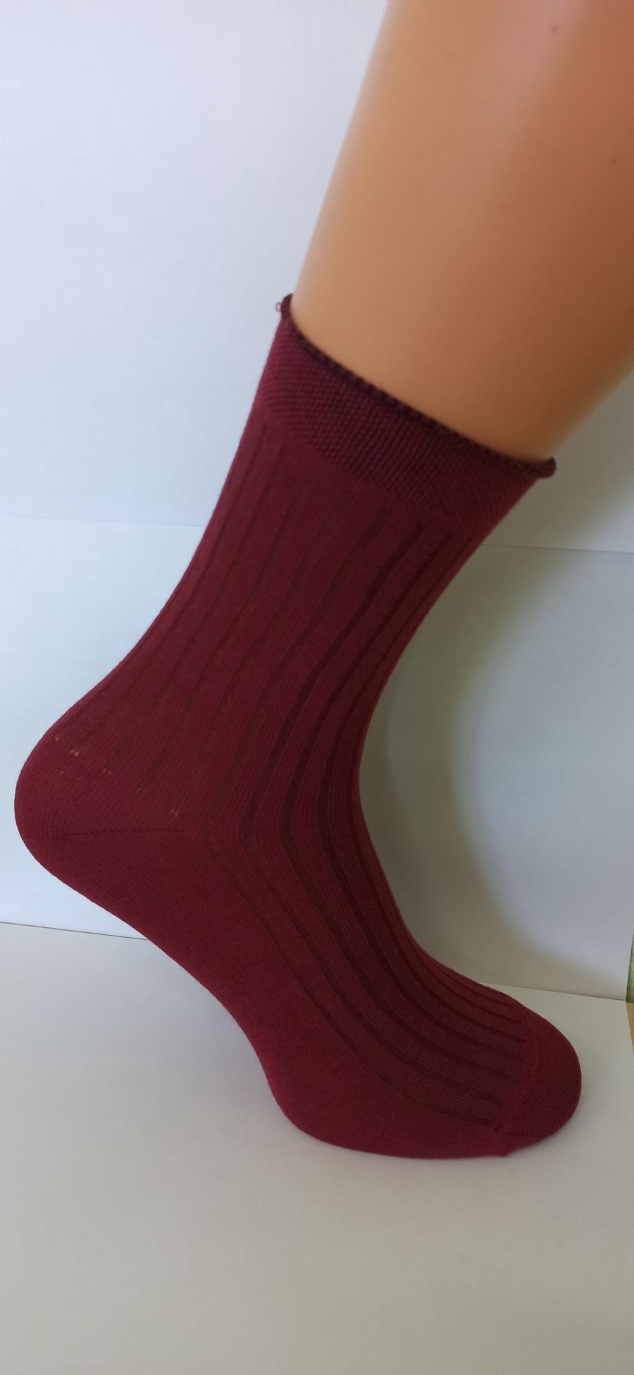 Носки женские Crazy socks бордовый 25 арт. нж 718-40 Беларусь
