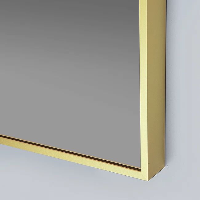 Зеркало бытовое в раме (латунь/широкий) 1500х500 мм. арт. М-402 