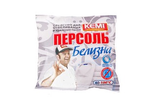 Средство для отбеливания и удаления пятен "KEMI -Персоль Белизна"П/э пакет- 250 гр.