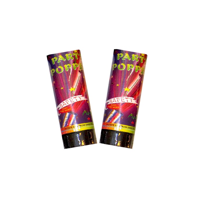 Хлопушка поворотная Party Poрper 10,6 см. арт. BR-589 