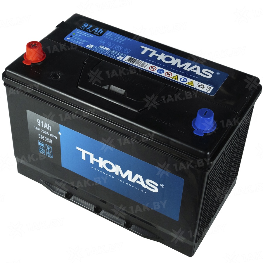 Аккумулятор THOMAS Asia 91A/h 730AL+ арт. УК-00032942 