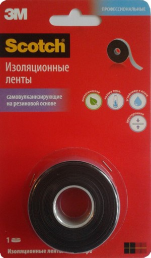 Лента самовулканизирующая 3M Temflex 2155 19мм*2,2м